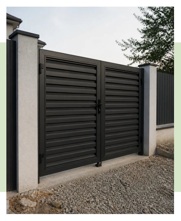 Металлические ворота под ключ в Миассе по цене от 45765 р. | ЗаборЭксеперт-Мсс